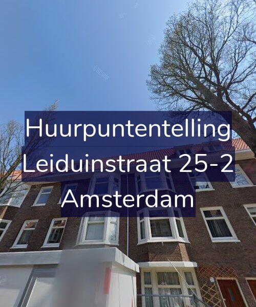 Foto gevel Huurpuntentelling voor Leiduinstraat 25-2, Amsterdam