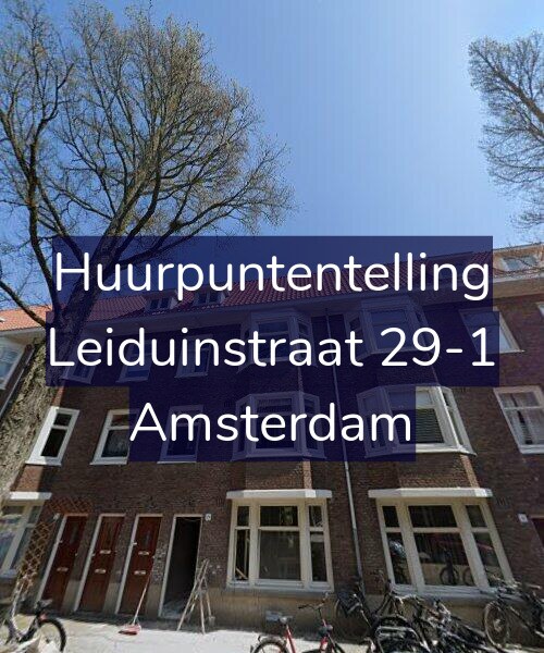 Foto gevel Huurpuntentelling voor Leiduinstraat 29-1, Amsterdam