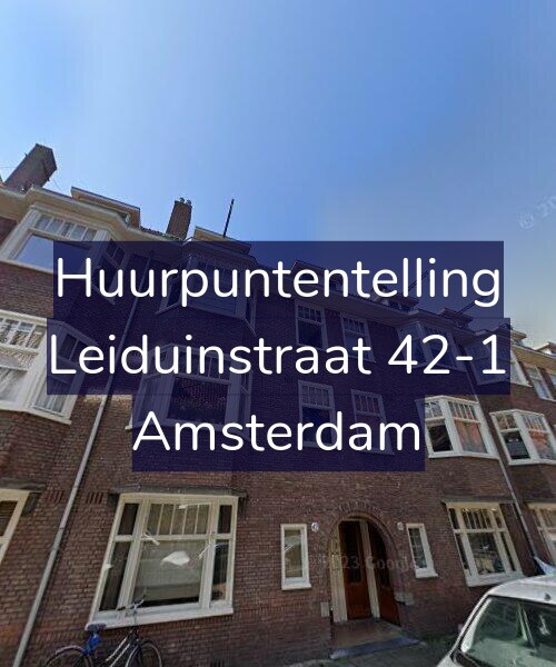 Foto gevel Huurpuntentelling voor Leiduinstraat 42-1, Amsterdam