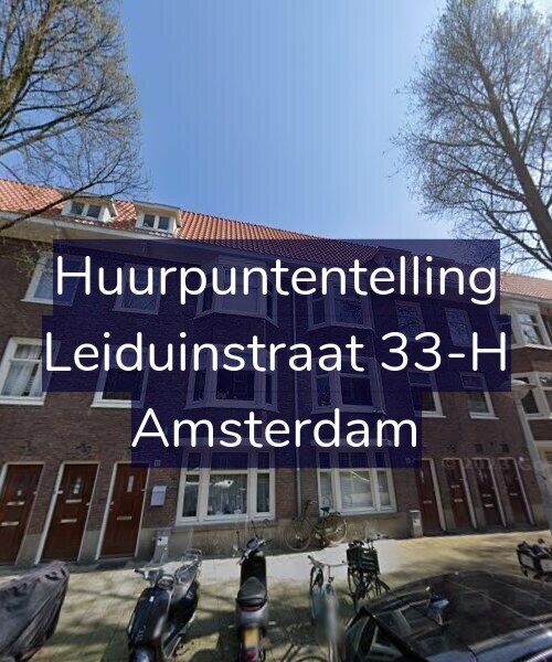 Foto gevel Huurpuntentelling voor Leiduinstraat 33-H, Amsterdam