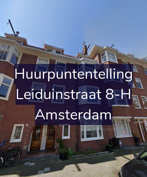 Foto gevel Huurpuntentelling voor Leiduinstraat 8-H, Amsterdam