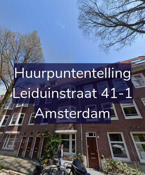 Foto gevel Huurpuntentelling voor Leiduinstraat 41-1, Amsterdam