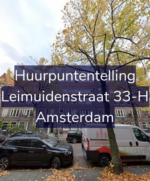 Foto gevel Huurpuntentelling voor Leimuidenstraat 33-H, Amsterdam
