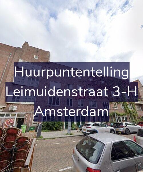 Foto gevel Huurpuntentelling voor Leimuidenstraat 3-H, Amsterdam