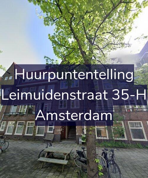 Foto gevel Huurpuntentelling voor Leimuidenstraat 35-H, Amsterdam
