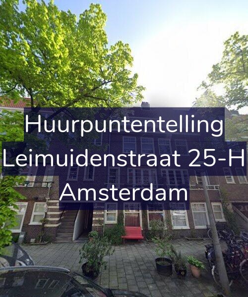 Foto gevel Huurpuntentelling voor Leimuidenstraat 25-H, Amsterdam