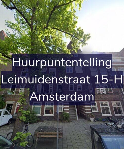 Foto gevel Huurpuntentelling voor Leimuidenstraat 15-H, Amsterdam