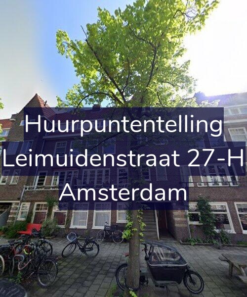 Foto gevel Huurpuntentelling voor Leimuidenstraat 27-H, Amsterdam