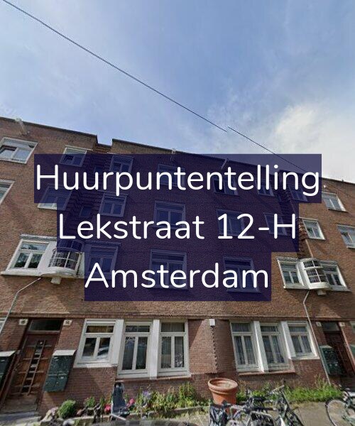 Foto gevel Huurpuntentelling voor Lekstraat 12-H, Amsterdam