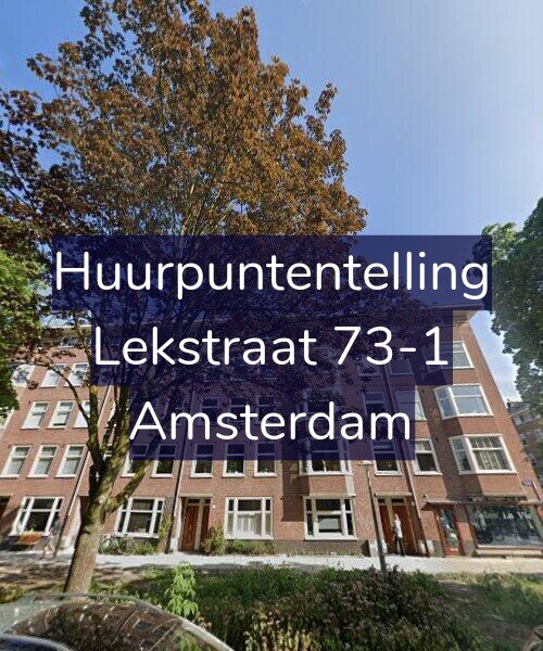 Foto gevel Huurpuntentelling voor Lekstraat 73-1, Amsterdam