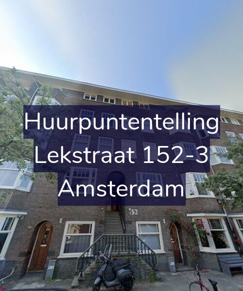 Foto gevel Huurpuntentelling voor Lekstraat 152-3, Amsterdam