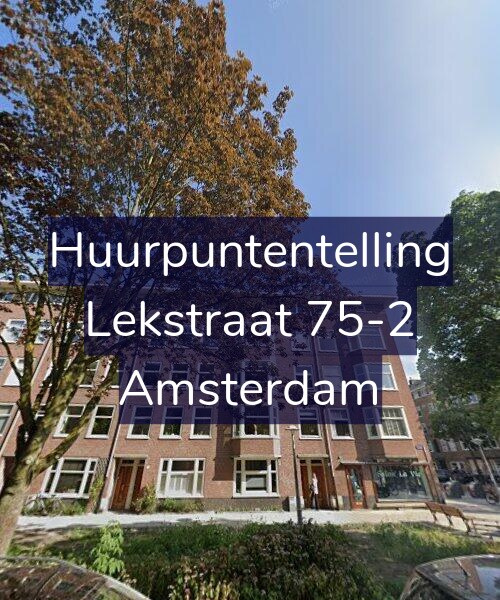Foto gevel Huurpuntentelling voor Lekstraat 75-2, Amsterdam