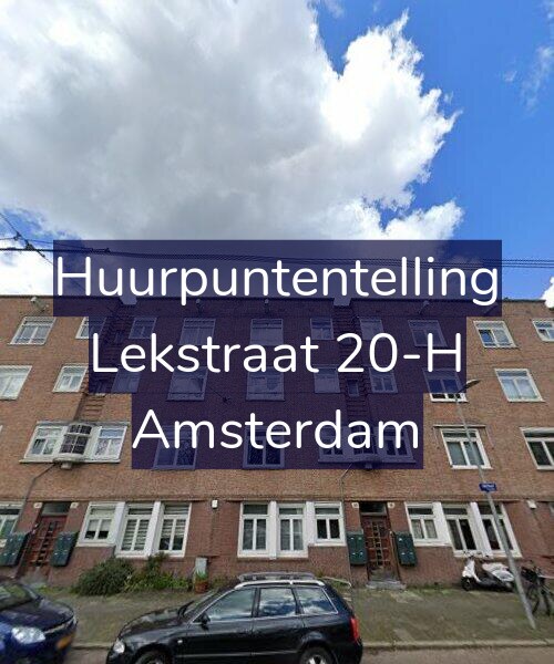 Foto gevel Huurpuntentelling voor Lekstraat 20-H, Amsterdam