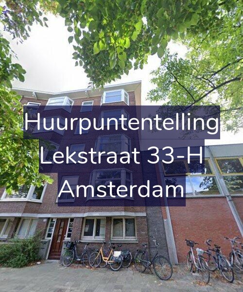 Foto gevel Huurpuntentelling voor Lekstraat 33-H, Amsterdam
