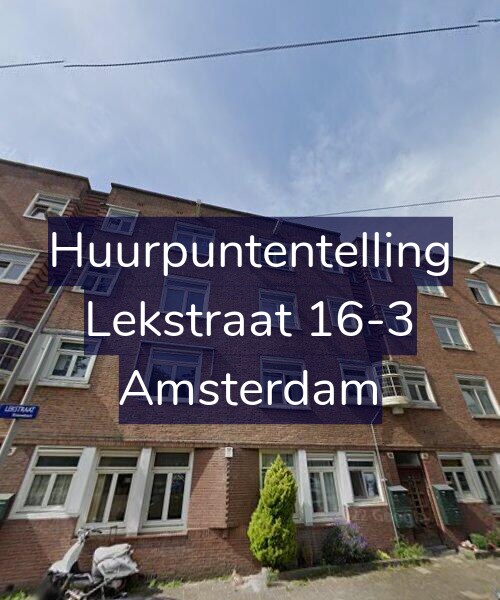 Foto gevel Huurpuntentelling voor Lekstraat 16-3, Amsterdam