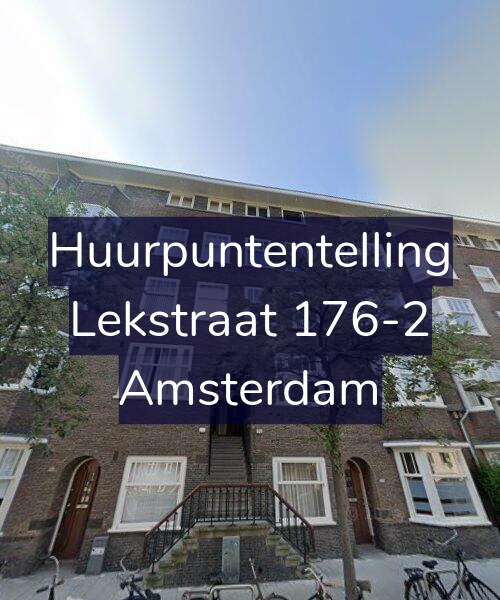 Foto gevel Huurpuntentelling voor Lekstraat 176-2, Amsterdam