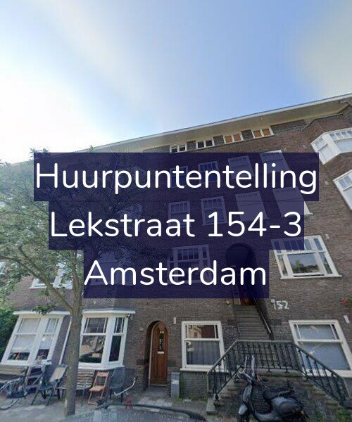 Foto gevel Huurpuntentelling voor Lekstraat 154-3, Amsterdam