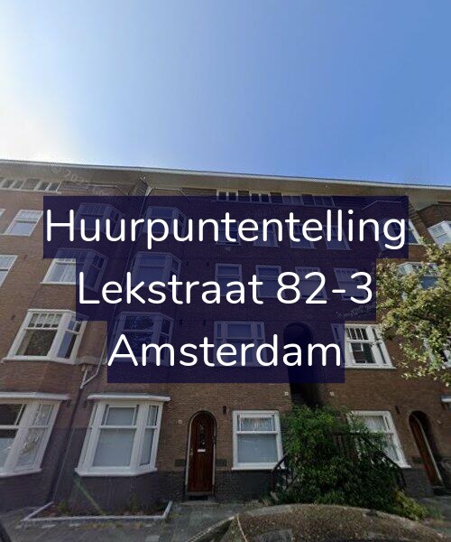 Foto gevel Huurpuntentelling voor Lekstraat 82-3, Amsterdam