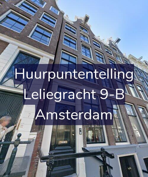 Foto gevel Huurpuntentelling voor Leliegracht 9-B, Amsterdam