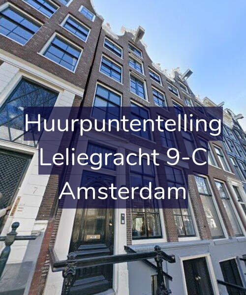 Foto gevel Huurpuntentelling voor Leliegracht 9-C, Amsterdam