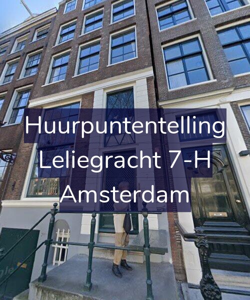 Foto gevel Huurpuntentelling voor Leliegracht 7-H, Amsterdam