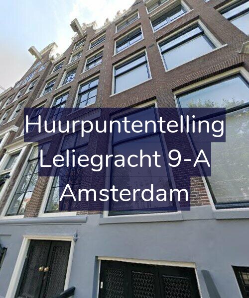 Foto gevel Huurpuntentelling voor Leliegracht 9-A, Amsterdam
