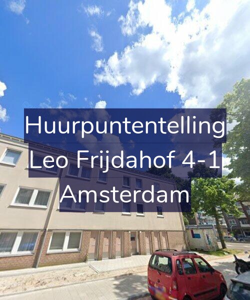 Foto gevel Huurpuntentelling voor Leo Frijdahof 4-1, Amsterdam