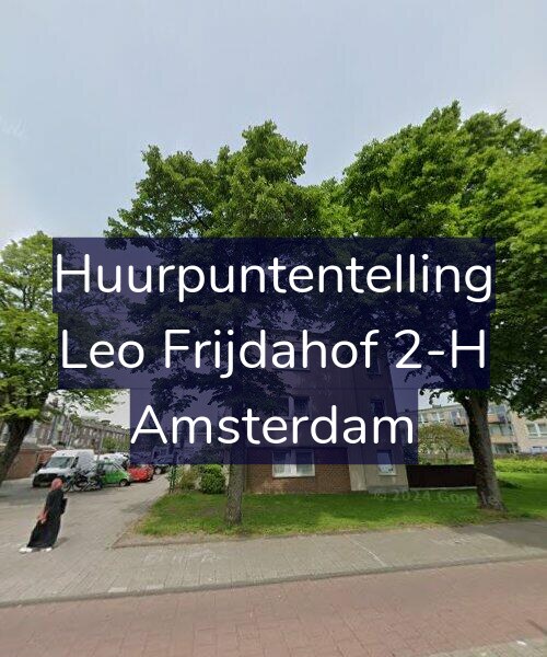 Foto gevel Huurpuntentelling voor Leo Frijdahof 2-H, Amsterdam