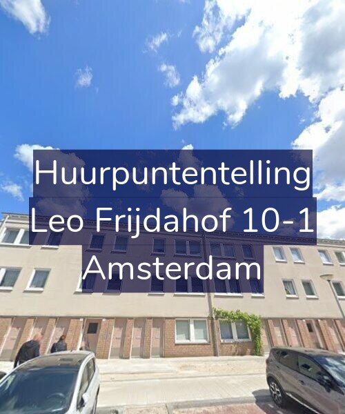 Foto gevel Huurpuntentelling voor Leo Frijdahof 10-1, Amsterdam