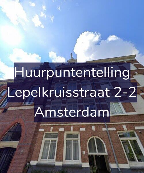 Foto gevel Huurpuntentelling voor Lepelkruisstraat 2-2, Amsterdam