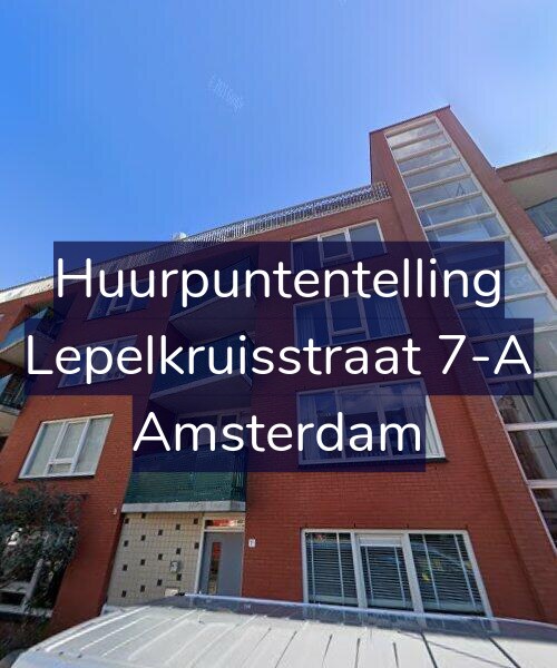 Foto gevel Huurpuntentelling voor Lepelkruisstraat 7-A, Amsterdam