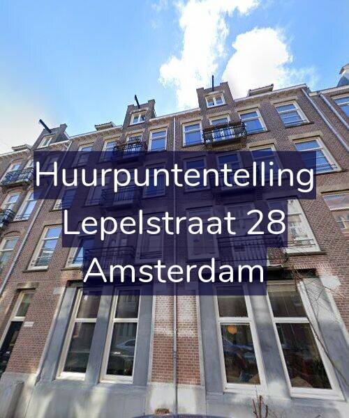 Foto gevel Huurpuntentelling voor Lepelstraat 28, Amsterdam