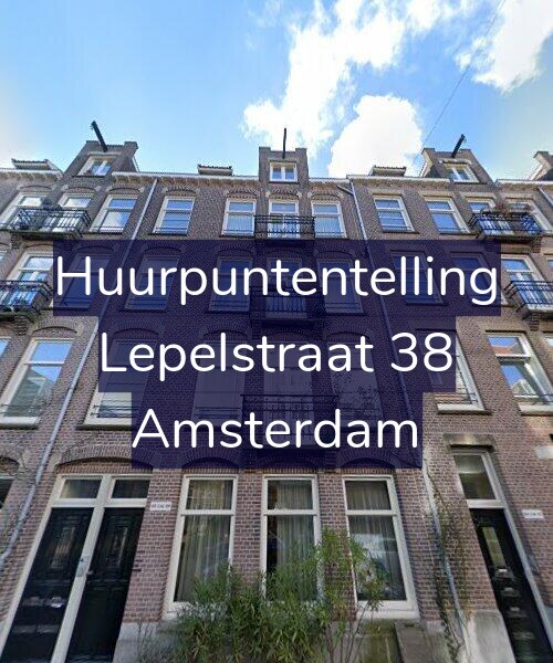 Foto gevel Huurpuntentelling voor Lepelstraat 38, Amsterdam