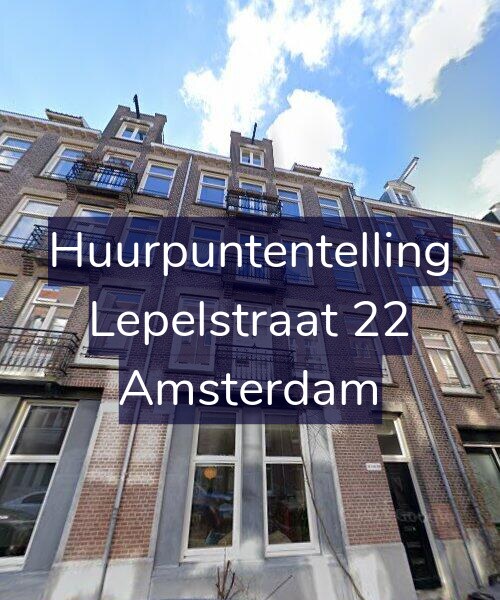 Foto gevel Huurpuntentelling voor Lepelstraat 22, Amsterdam