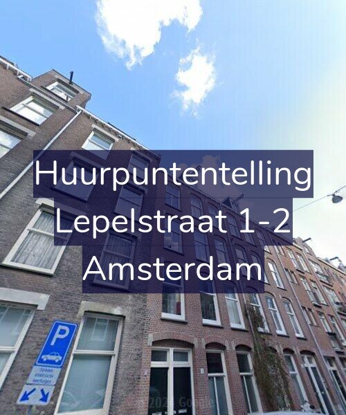 Foto gevel Huurpuntentelling voor Lepelstraat 1-2, Amsterdam