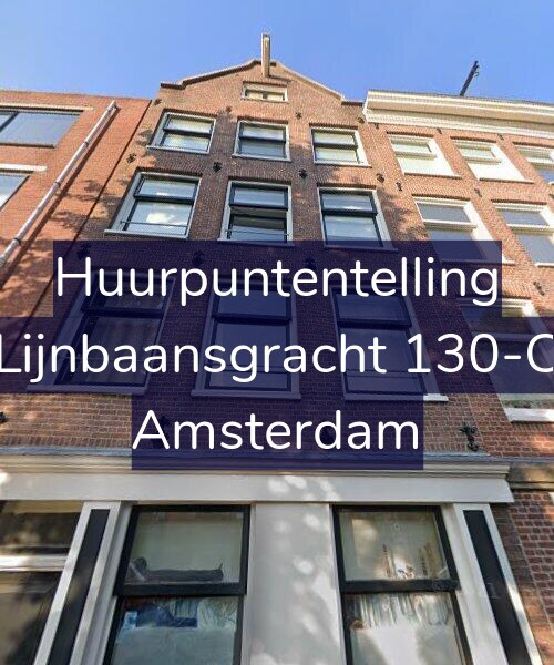 Foto gevel Huurpuntentelling voor Lijnbaansgracht 130-C, Amsterdam