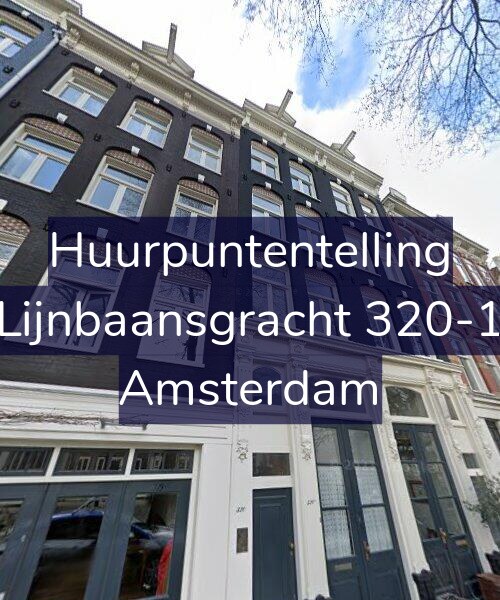 Foto gevel Huurpuntentelling voor Lijnbaansgracht 320-1, Amsterdam