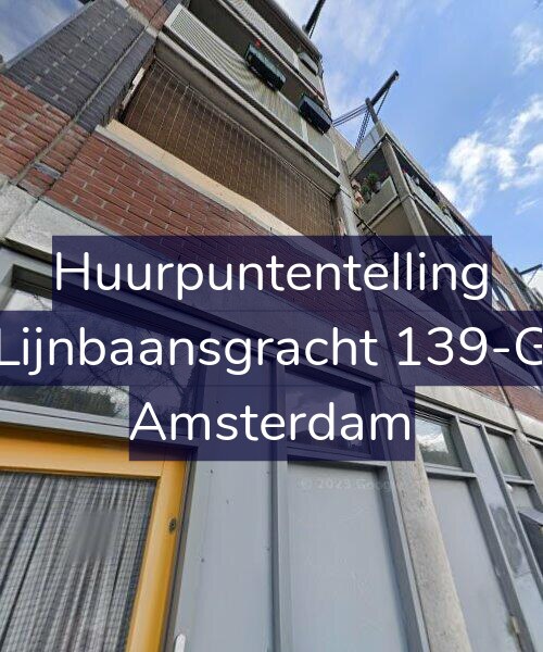 Foto gevel Huurpuntentelling voor Lijnbaansgracht 139-G, Amsterdam