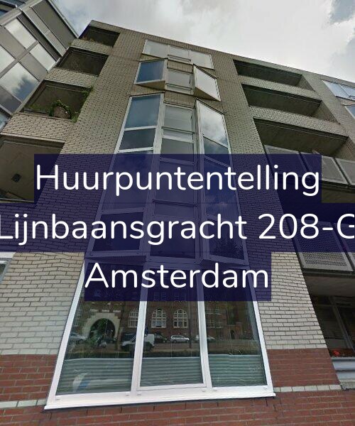 Foto gevel Huurpuntentelling voor Lijnbaansgracht 208-G, Amsterdam