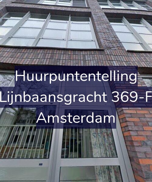 Foto gevel Huurpuntentelling voor Lijnbaansgracht 369-F, Amsterdam
