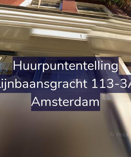 Foto gevel Huurpuntentelling voor Lijnbaansgracht 113-3A, Amsterdam