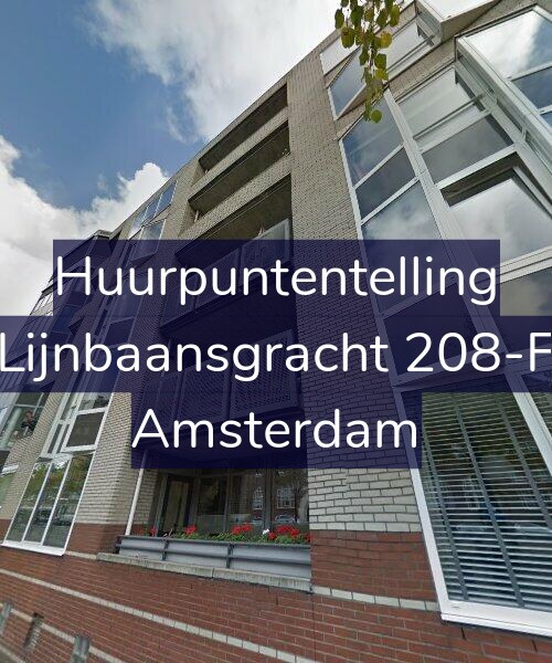 Foto gevel Huurpuntentelling voor Lijnbaansgracht 208-F, Amsterdam