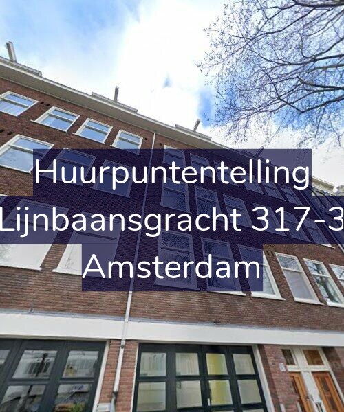 Foto gevel Huurpuntentelling voor Lijnbaansgracht 317-3, Amsterdam