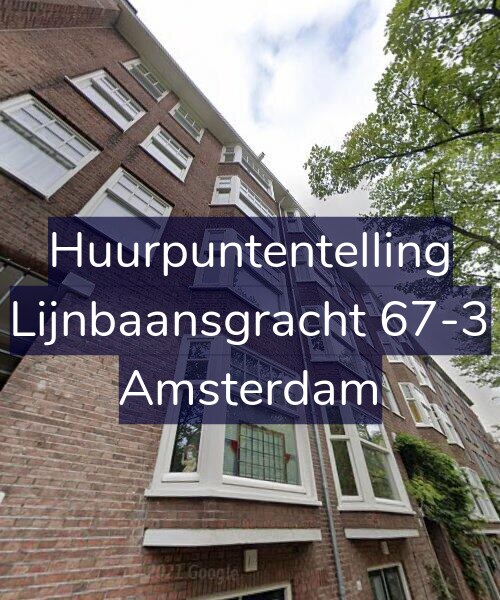 Foto gevel Huurpuntentelling voor Lijnbaansgracht 67-3, Amsterdam