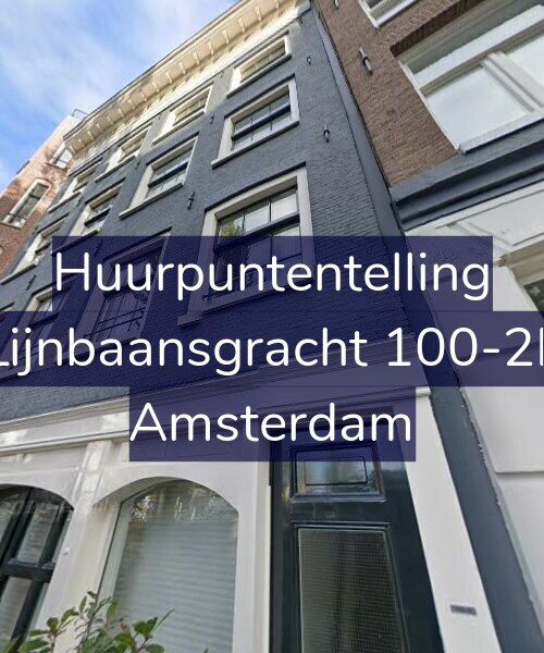 Foto gevel Huurpuntentelling voor Lijnbaansgracht 100-2L, Amsterdam
