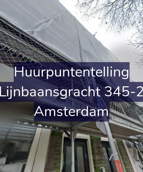 Foto gevel Huurpuntentelling voor Lijnbaansgracht 345-2, Amsterdam