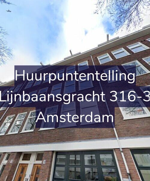 Foto gevel Huurpuntentelling voor Lijnbaansgracht 316-3, Amsterdam