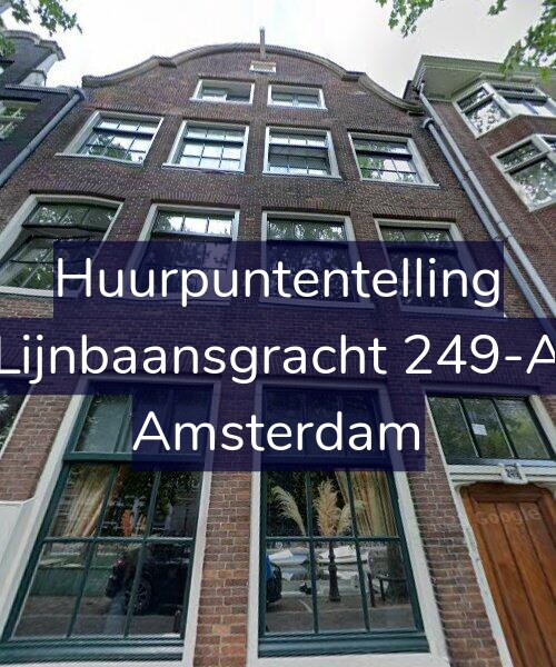 Foto gevel Huurpuntentelling voor Lijnbaansgracht 249-A, Amsterdam