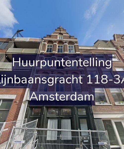 Foto gevel Huurpuntentelling voor Lijnbaansgracht 118-3A, Amsterdam