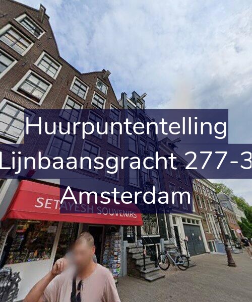 Foto gevel Huurpuntentelling voor Lijnbaansgracht 277-3, Amsterdam